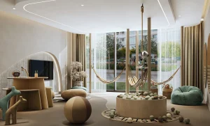 Infinity swimming pool overlooking the sea at Tranquil Beach Residences