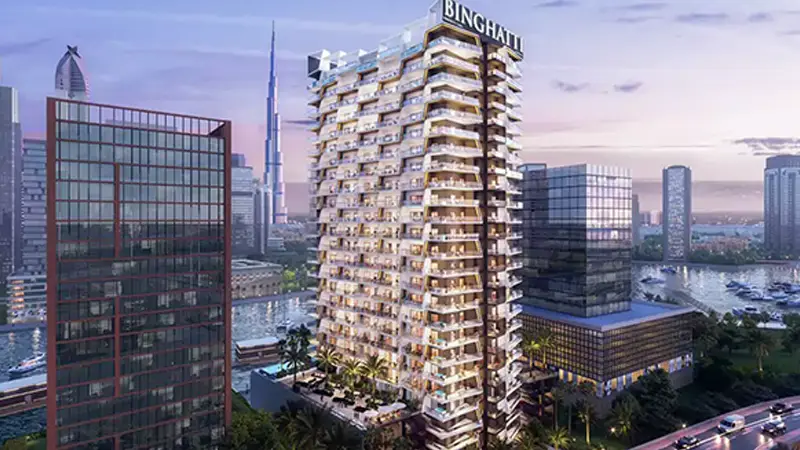 Binghatti Canal at Business Bay | New Spacious & Splendid Apartments | Binghatti Developers | Broeck Real Estate