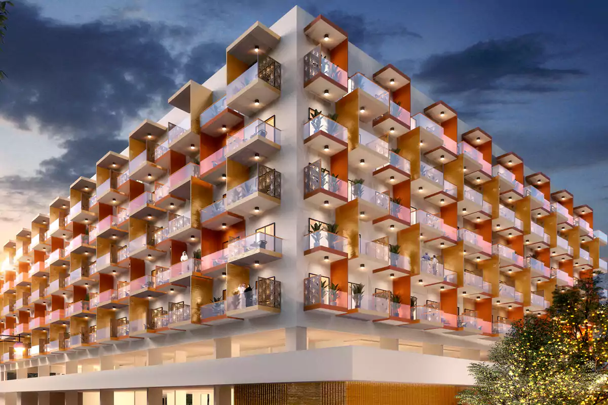 Binghatti Rose At Jumeirah Village Circle | Affordable Classic Design Apartments | Binghatti Developers | Broeck Real Estate