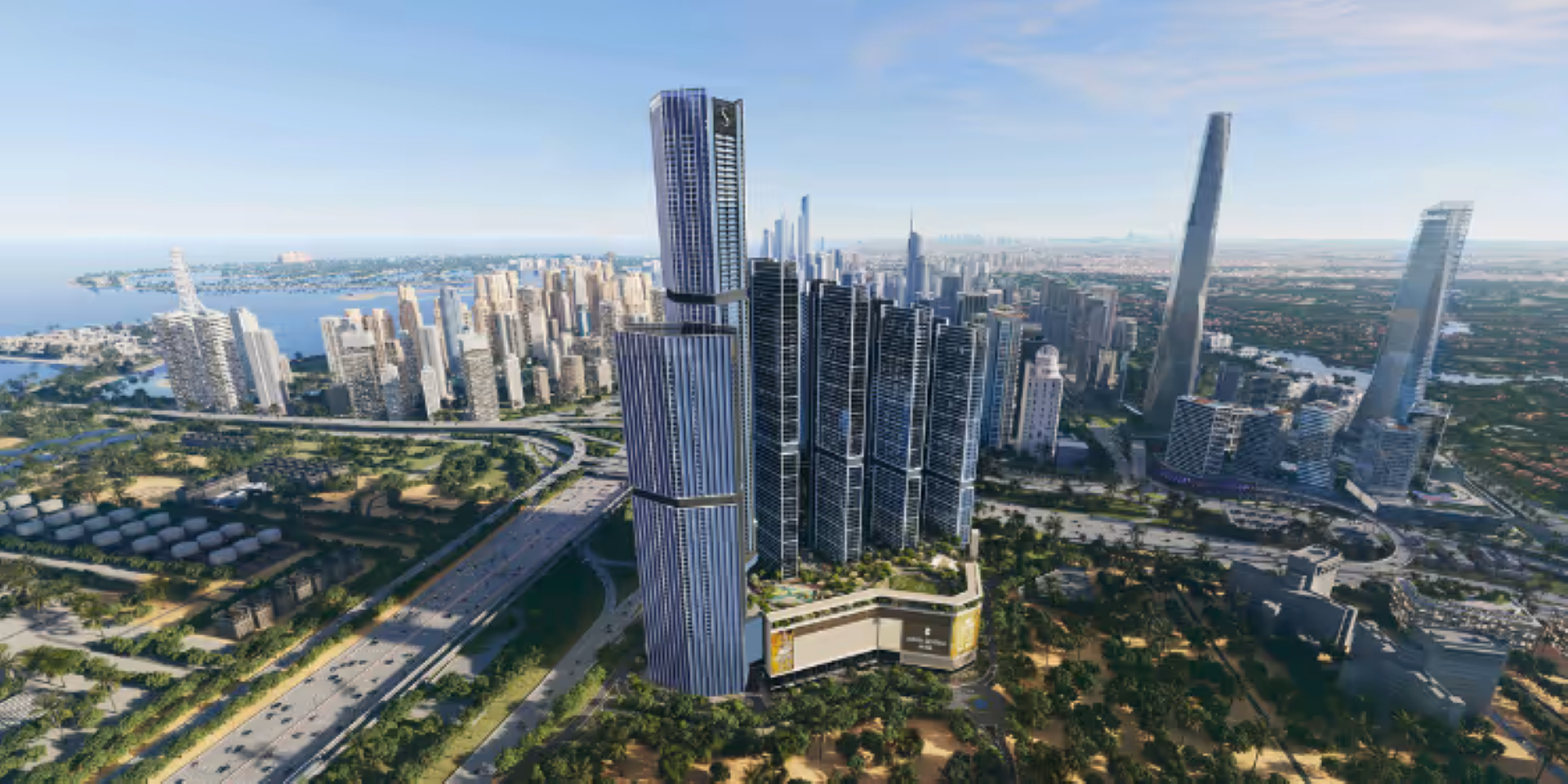 Pinnacle-at-Sobha-Central-Dubai The Pinnacle Apartments at Sobha Central on Sheikh Zayed Road, Dubai | Sobha Realty | Broeck Real Estate