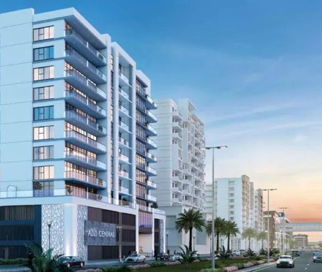Azizi best projects Dubai construction site progress