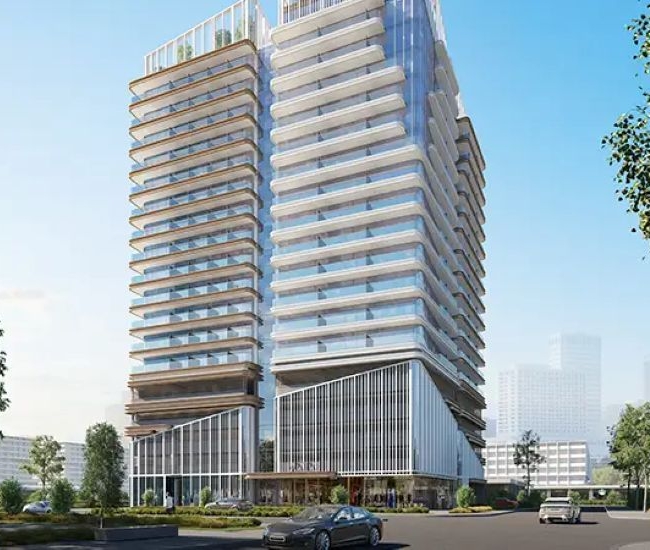 Best Azizi off plan projects retail podium
